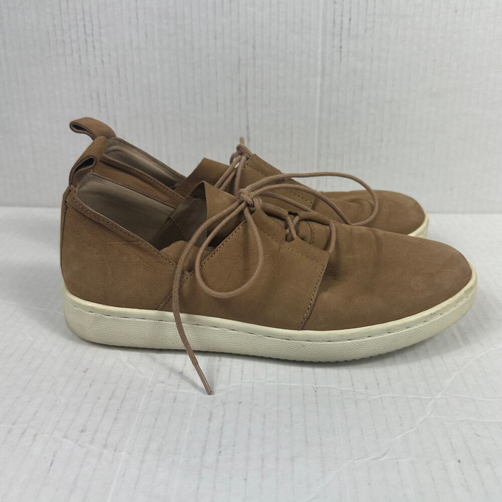 Eileen Fisher Women’s Kipling Brown Wheat Nubuck Lace Up Sneakers Size 6.5